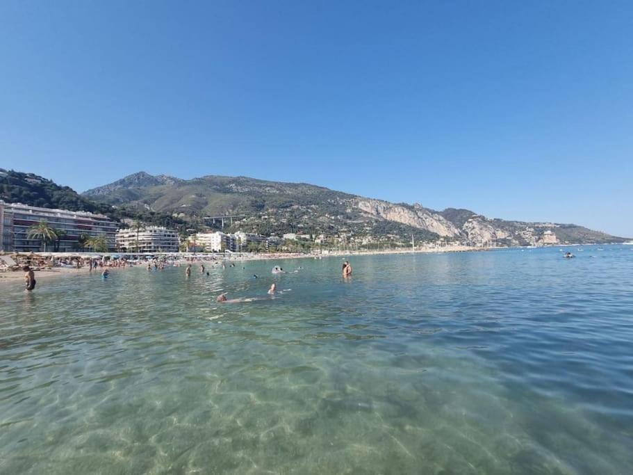 Le Garavan, Superbe Studio Vue Mer Et Vieux Menton Buitenkant foto